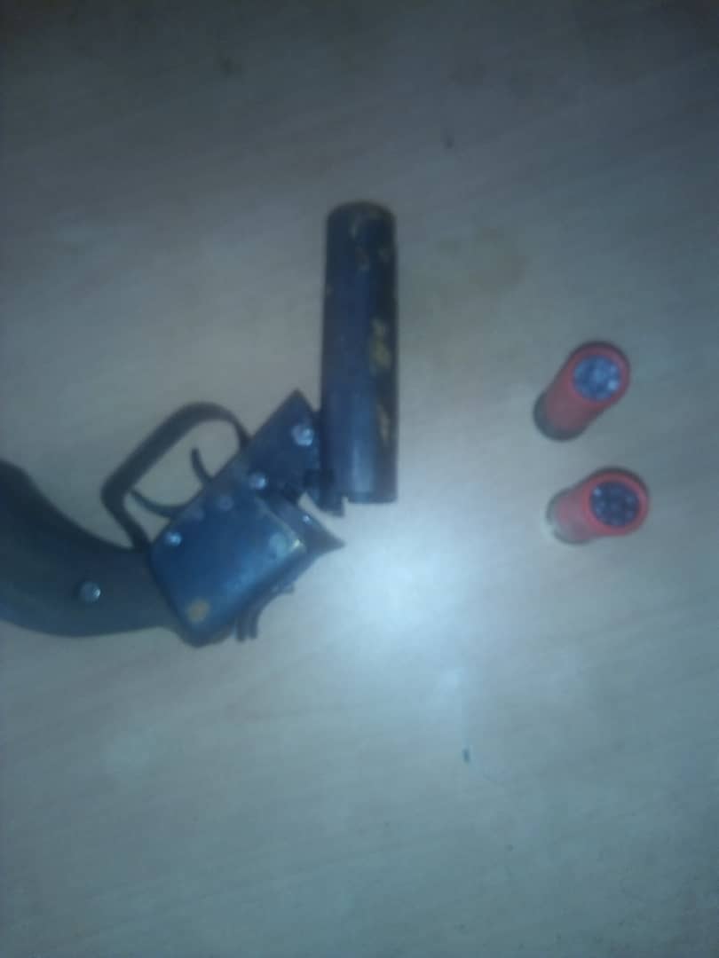 Pistol recovered