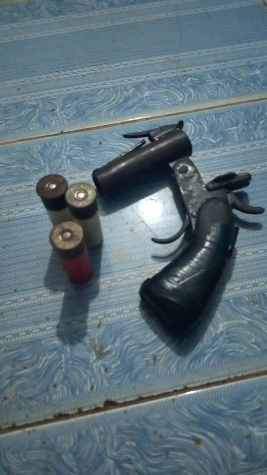 Recovered Locally made Pistol